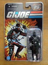 G.i. Joe 25th Anniversary Snake Eyes | MOC | Foil Card | 2007 | Hasbro