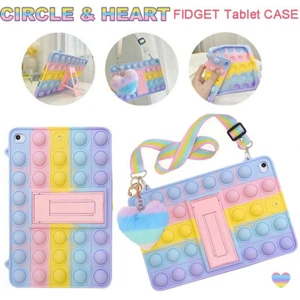 Kids bubble Silicone Shockproof Case For Samsung Galaxy Tab 3 Lite 7" T110 T111 - Picture 1 of 18