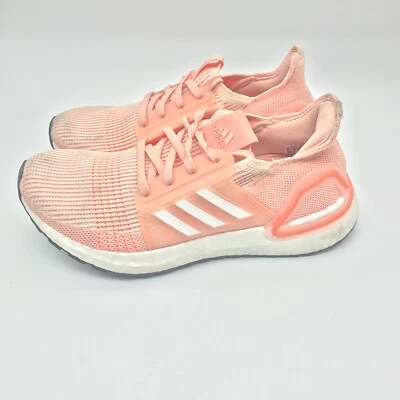 Adidas Ultra Boost 19 J 'Linen Glow Pink' Running Shoes Women's 6 / Girl's 4 - Image 1 of 4