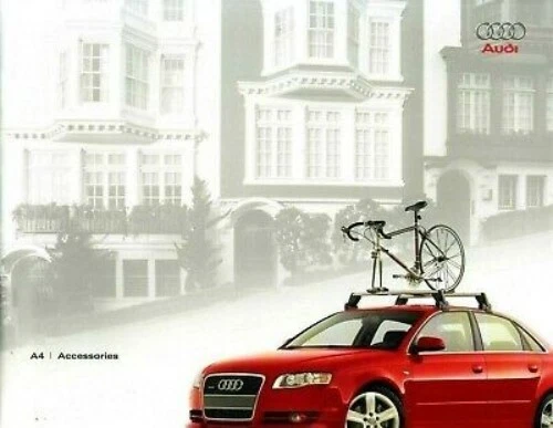 Accesorios Audi A4 2006 folleto del concesionario con lista de precios Foto 1 de 1