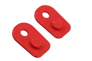 2* Adattatore Frecce Rosso Suzuki GSX 85 Indicatore Targa Coperchio Segnale Ricambio - Foto 1 di 5