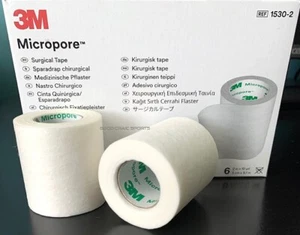 3M Micropore PAPER Surgical Medical Tape 2" x 10 yds - 1, 2, 4, 6, or 12 Rolls - Picture 1 of 2