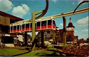 Postal Busch Gardens Skyrail Safari Tampa Florida cromada sin publicar - Imagen 1 de 2