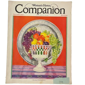 WOMAN'S HOME COMPANION Nov 1931 colorful vintage ads Thanksgiving - Picture 1 of 15