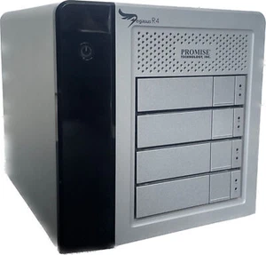 Promise Pegasus R4 16TB 4-Bay RAID 0 1 5 10 HDD Array Thunderbolt Caddy 4x 4TB - Picture 1 of 6