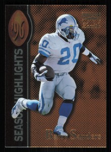 1997 Zenith #142 Barry Sanders Football Card - Near Mint or Better