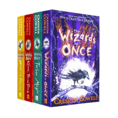 Cressida Cowell The Wizards of Once Series 4 Books Collection Set Pack NEW