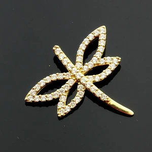 Elegante Colgante C/Z Oro Amarillo de 9 quilates Sellado Regalo En Caja - Imagen 1 de 1