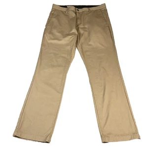 Volcom Corpo Class Men's Chino Pants Flat Front Khaki Beige Size 37x32 "READ" - Picture 1 of 17