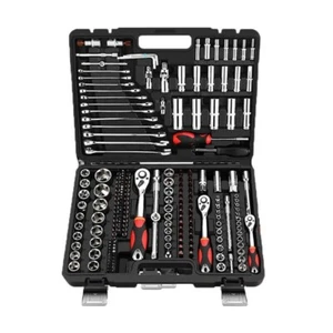 216 Pcs 1/2" 3/8" 1/4" Socket Wrench Bit Set Ratchet Spanner Car Repair Tool Kit - Picture 1 of 8