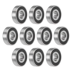 10pcs 10x28x8mm Ball Bearing 16100-2RS Deep Groove Double Sealed Chrome Steel P0 - Picture 1 of 4