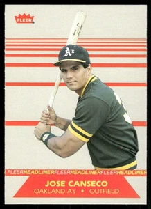 1987 Fleer Jose Canseco - Picture 1 of 2