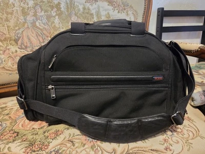 Bolso de Lona TUMI Vintage Weekender Gimnasio 20X10 Equipaje de Mano Nylon Balístico Negro Foto 1 de 4