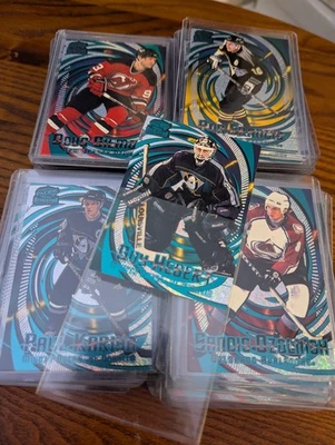 97/98 PACIFIC REVOLUTION ICE BLUE PARALLEL Hockey SET OF 150 - Image 1 of 4