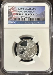 2010-S 25c Grand Canyon Washington Quarter ~ NGC PF 70 ULTRA CAMEO - Picture 1 of 2