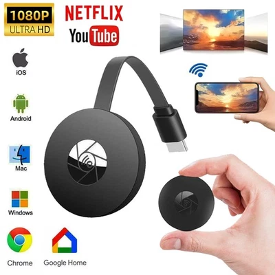 4k Wifi AnyCast Device Stream Shows Music Photos Sports from Phone to TV US - Image 1 of 4