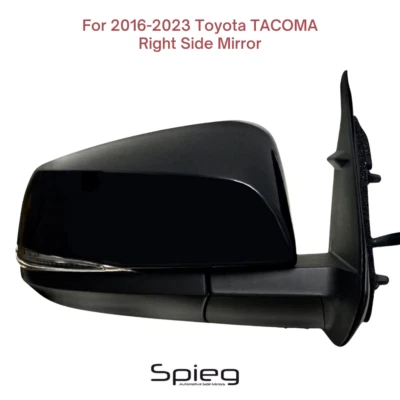 Espelho lateral para Toyota TACOMA 2016-2023 potência aquecida sinal de volta PASSAGEIRO LATERAL - Imagem 1 de 4