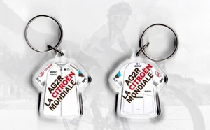 AG2R CITREON t-shirt / jersey keyring cycling, Tour de France 2023 La Mondiale - Picture 1 of 2
