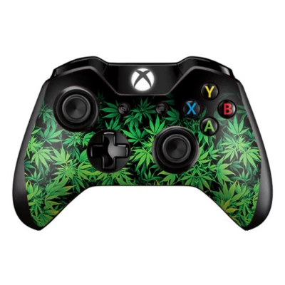 Skins Decal Wrap for Xbox One / One S Controller weeds green gonja - Image 1 of 2