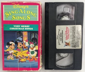 Disneys Sing Along Songs Very Merry Christmas Songs (VHS, 1988) - Picture 1 of 7