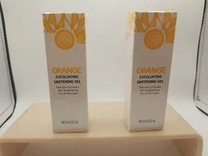 Lot Of 2 Orange Exfoliating Whitening Gel Scrub Brightening Skin New Sealed - Picture 1 of 3