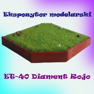 Diorama, Podstawka ,Ekspozytor modelarski 40 - Diament Rojo - Zdjęcie 1 z 9