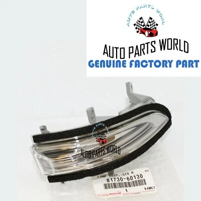 NEW GENUINE LEXUS LX570 GX460 RIGHT PASSENGER SIDE TURN SIGNAL LAMP 81730-60130 - Image 1 of 3