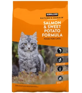 Kirkland Signature Nature's Domain Salmon And Sweet Potato Formula Cat Food New - Picture 1 of 1