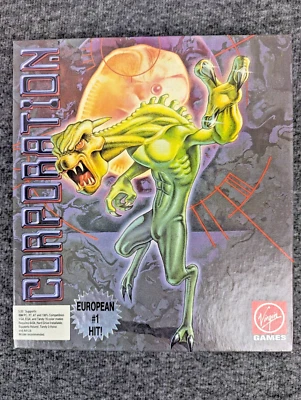 Corporation (PC, 1991) Virgin Games Big Box-IBM 5.25" Disks - CIB - Image 1 of 4