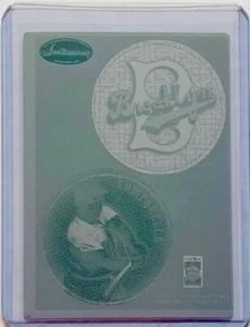 1/1 1993 ROY CAMPANELLA POG PRINTING PLATE 1952 WORLD SERIES AT BROOKLYN DODGERS - Picture 1 of 2