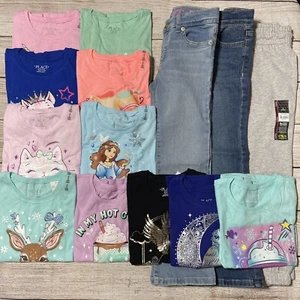 Girls Lot Of Clothes Size 6. NWT! 14 Pieces For Fall And Winter. Colorful - Picture 1 of 20