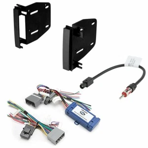 Double DIN Car Stereo Radio Installation Kit & Harness for 2007-17 Jeep Wrangler - Picture 1 of 4