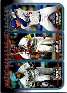 2024 Topps Serie 1 #206 Luis Arraez / Ronald Acuña Jr / Freddie Freeman - Imagen 1 de 1