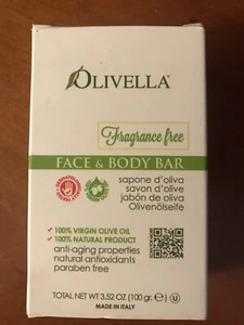 Olivella Fragrance Free Face And Body Bar - 3.52 Oz - Picture 1 of 2