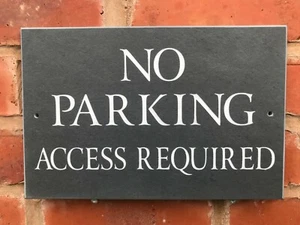 British Made Quality Slate House sign 12" x 8" 300 x 200mm ANY NAME / NUMBER - Picture 1 of 12