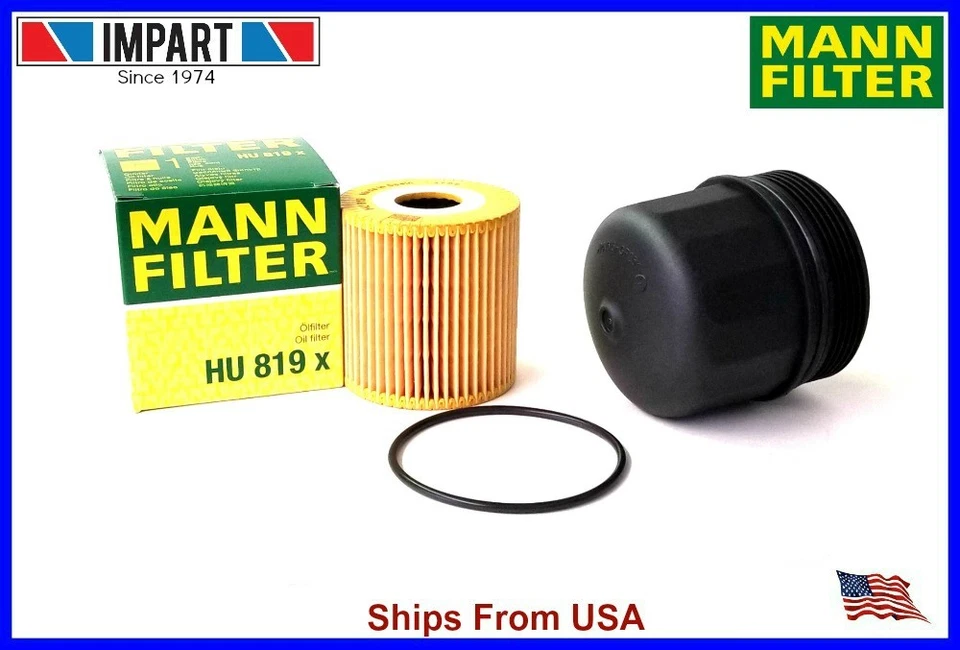 Volvo Oil Filter Housing 1275808 and Oil Filter 1275811 MANN  HU819x  - Image 1 of 1