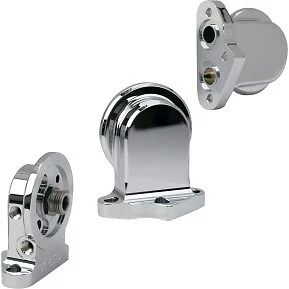 S&S Cycle Chrome Oil Filter Mount for 99-06 Harley Twin Cam (except 06 Dyna) - Image 1 of 1