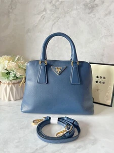 Prada Navy Blue Saffiano Promenade Bag(Lux Leather) - Picture 1 of 15