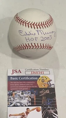 Eddie Murray “HOF 2003” Orioles Signed Major League Baseball! JSA # JJ60341 - Image 1 of 2
