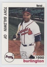 1990 Best Burlington Braves Tony Baldwin #19