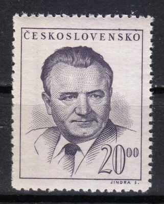 Checoslovaquia 1948 MNH Mi 555 Sc 366 Presidente Klement Gottwald ** Foto 1 de 2