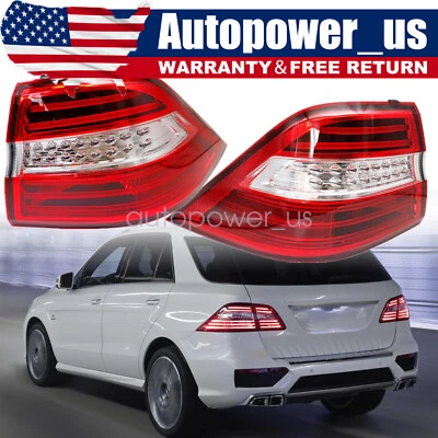 2Pcs Tail Light Outer Left + Right For 2012-2015 Mercedes Benz ML350 ML550 ML63 - Image 1 of 4