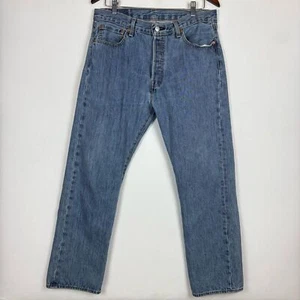 Jeans Levi's 501 Button Fly Denim gamba dritta - Foto 1 di 5