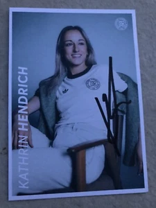 Handsignierte AK Autogrammkarte *KATHRIN HENDRICH* DFB Damen Deutschland EM 2025 - Picture 1 of 1