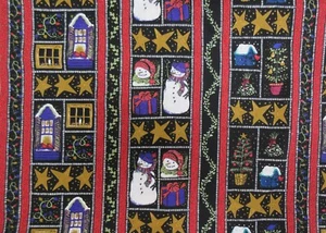 5+ Yds Quilting Cotton Fabric Shadow & Shine Star Light Snowman Winter Christmas - Picture 1 of 7