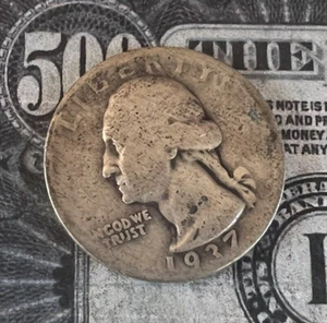1937 D Washington Quarter - Rare Find - Combined Shipping. - Picture 1 of 2