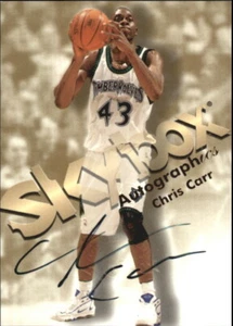 1998-99 SkyBox Premium Autographics #23 Chris Carr - NM-MT - Picture 1 of 2