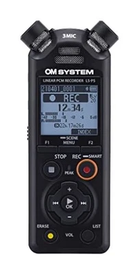 Olympus OM SYSTEM LS-P5 Linear PCM Recorder Bluetooth High Resolution Audio Box - Image 1 of 4