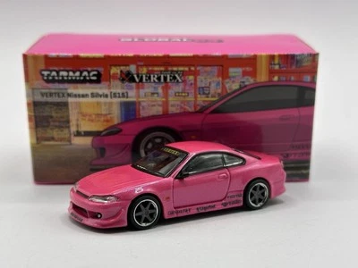 1/64 NEW Tarmac Works VERTEX Nissan Silvia (S15) Pink Metallic T64G-023