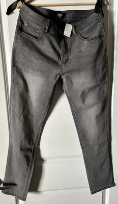 Pantalones de mezclilla grises ajustados Fendi Monster Logo para hombre Neiman Marcus Foto 1 de 4